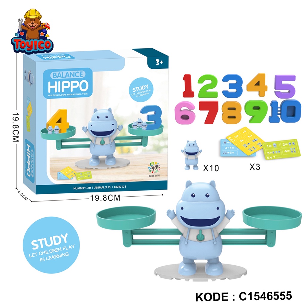 [Toyico] Mainan Edukasi Anak Timbangan Pintar Monkey balance Monyet Belajar Berhitung Matematika-4
