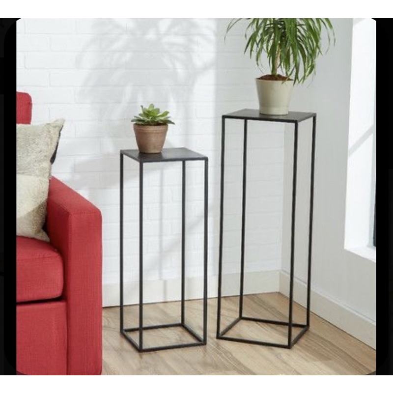 Sle - Standing Pot Murah Kotak Besi Minimalis Tinggi 30-50cm