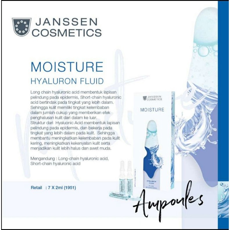JANSSEN Cosmetics AMPOULES 2mlx7 COLLECTION