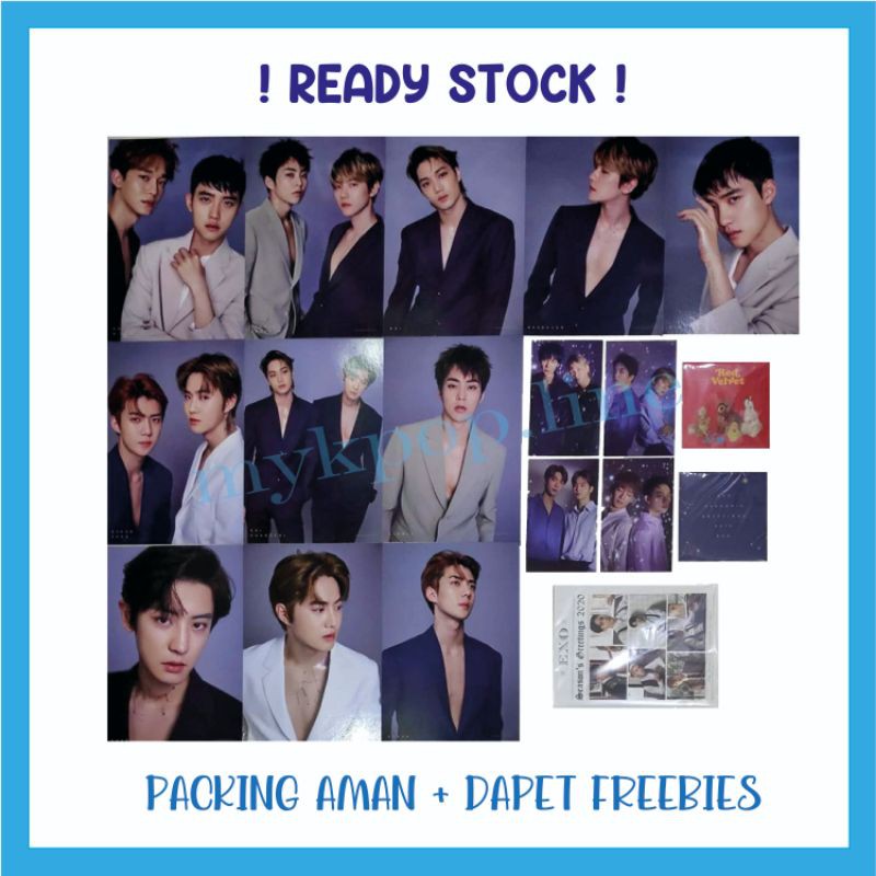 Poster EXO Season Greetings 2019 DVD Red Velvet Photobook SG 2019 2020 Chanyeol Baekhyun Irene Kai