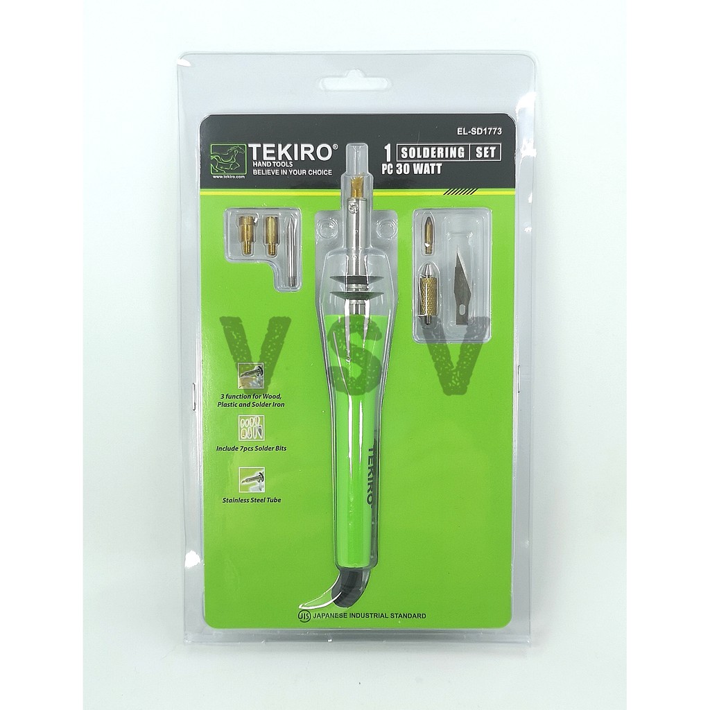 Tekiro Soldering set 30watt Solder multifungsi Tekiro Solder listrik Tekiro