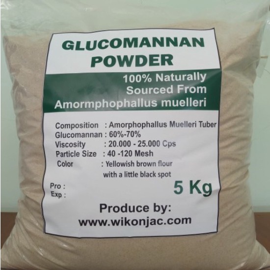 

BISA COD Tepung porang 60% glucomannan 5 kg