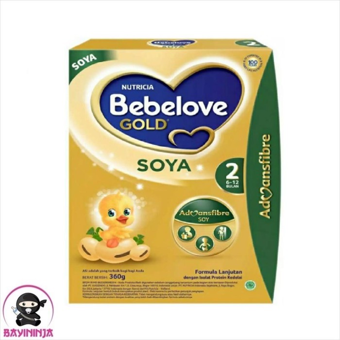 

BEBELOVE Gold Soya 2 Susu Formula Lanjutan 6 to 12 Bulan Box 360 g T-Ninjabayi 01