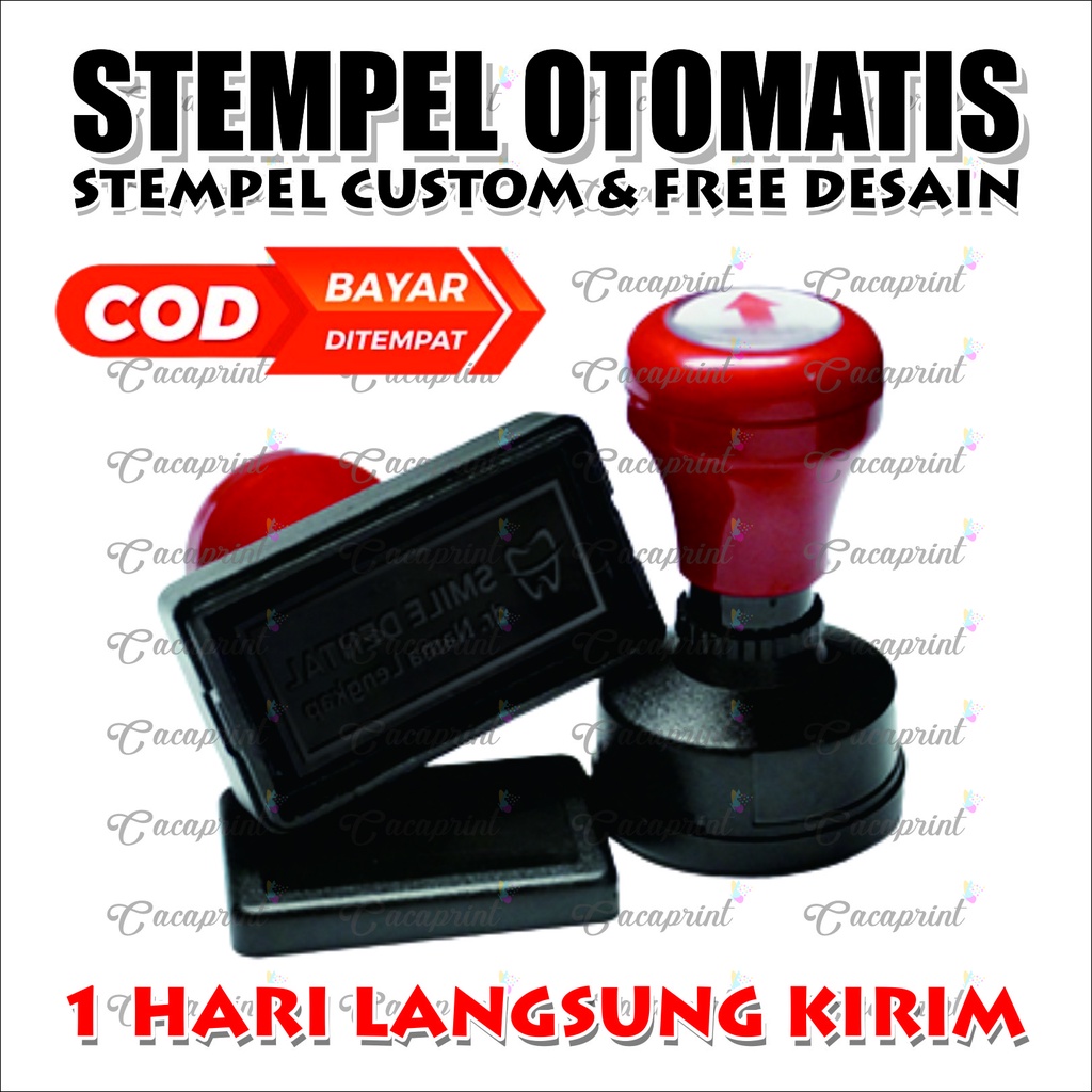 

Stempel otomatis Perusahaan, logo, nama tandatangan, lunas stample flash stemple praktis, stampel onlineshop