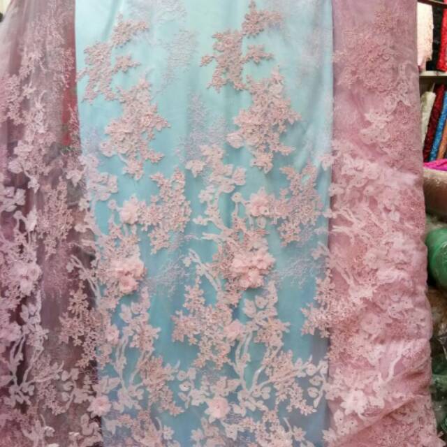 Kain/bahan elastik untuk gaun pengantin_ gamiis_ longdres_