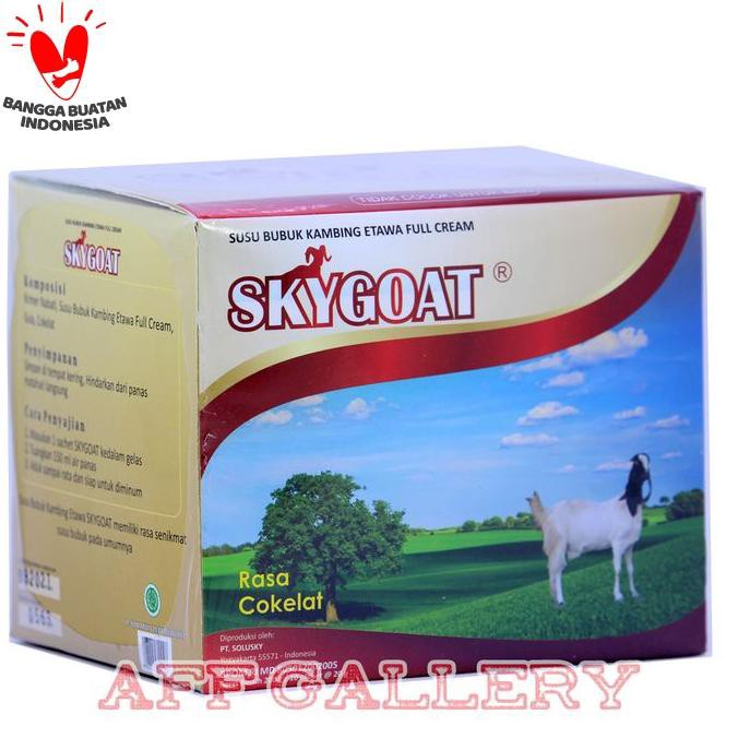 

SkyGoat Susu Kambing Etawa Bubuk Full Cream | Sky Goat Rasa COKELAT
