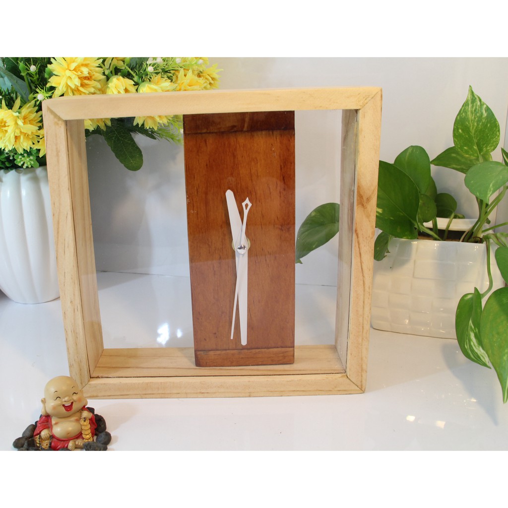 Jam Kayu / Bingkai Kayu / Jam Bingkai