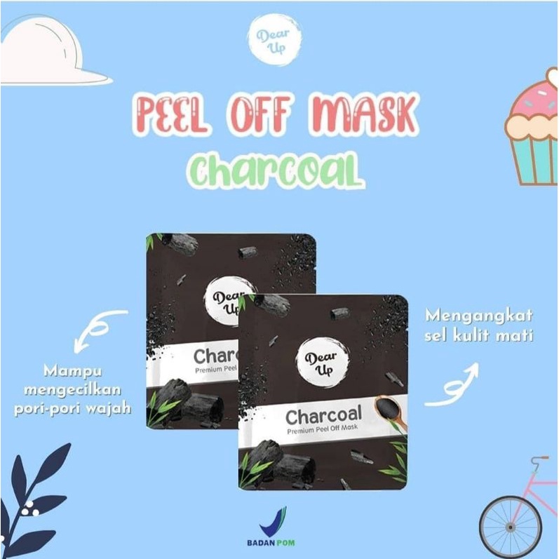 DEAR UP Peel Off Mask | Masker Wajah | Peel Off Mask (✔ BPOM) (KIM)