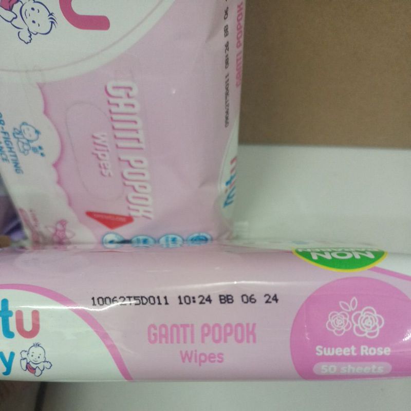 Mitu /paseo tisue basah baby 50 sheet(BELI 1 GRATIS 1)