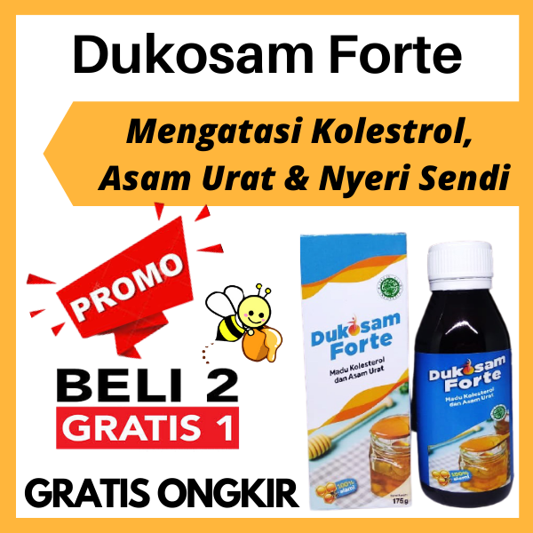 Dukosam Forte Madu Asam Urat Kolestrol Original 100% - Suplemen Madu Herbal