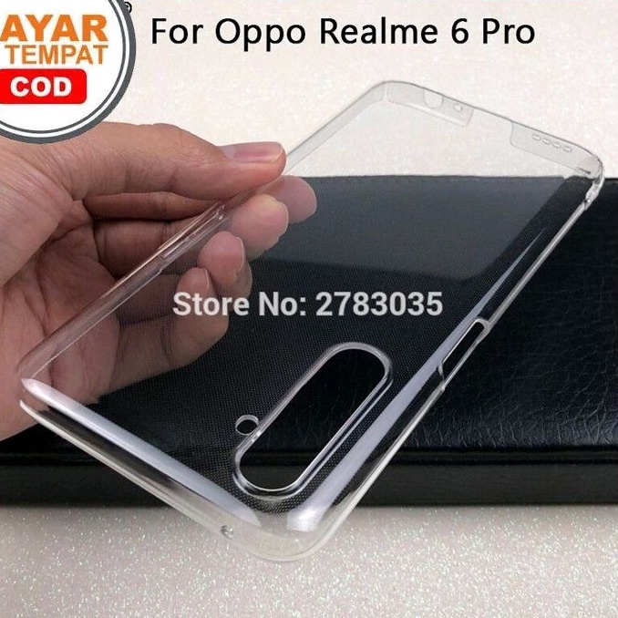 Oppo Realme 6 Pro - Clear Hard Case Casing Cover Transparan Mika.