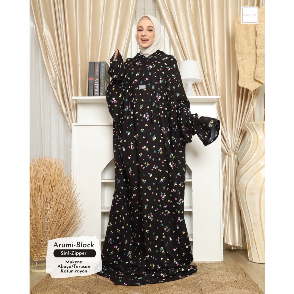 MUKENA TERUSAN-ARUMI ABAYA (2IN1 RESLETING)