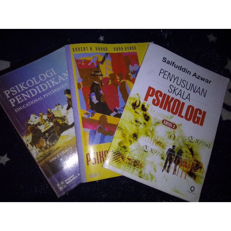 PRELOVED PAKET 3 BUKU - Psikologi Pendidikan, Psikologi Sosial, Penyusunan Skala Psikologi