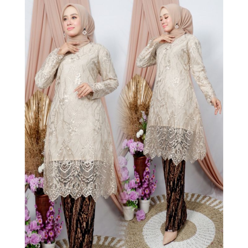 Kebaya Jumbo Ld 120 - Kebaya Tulle Big size - set Krbaya Tulle Jumbo