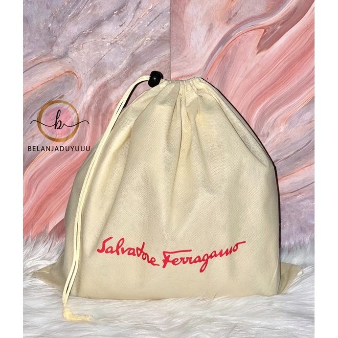 Salvatore Feragamo Dustbag Pengganti Sarung Tas Pelindung Debu Dustbag Branded