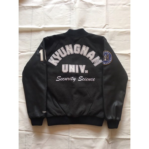Varsity kyungnam Dark Gray Univ Leather