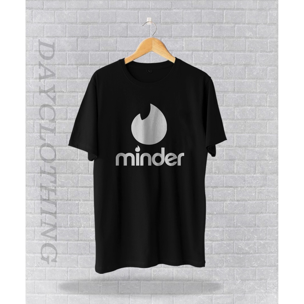 Kaos Pria Wanita minder plesetan  aplikasi Tinder Cari Jodoh Ukuran Dewasa DayClothing