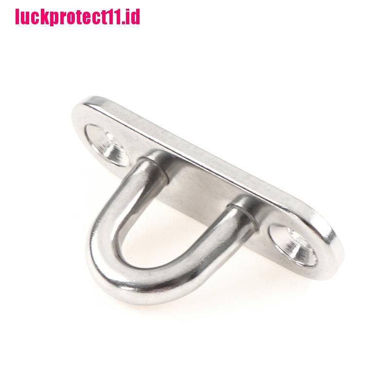 (LUCK11) 4pcs / Set Ring Eye Pad Bentuk U Bahan Stainless Steel