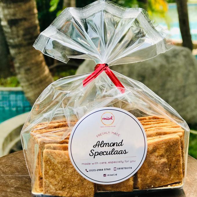 

PROMO Murahh Almond Speculaas Kue Kering MISOL netto 100 Gr kemasan plastik best seller