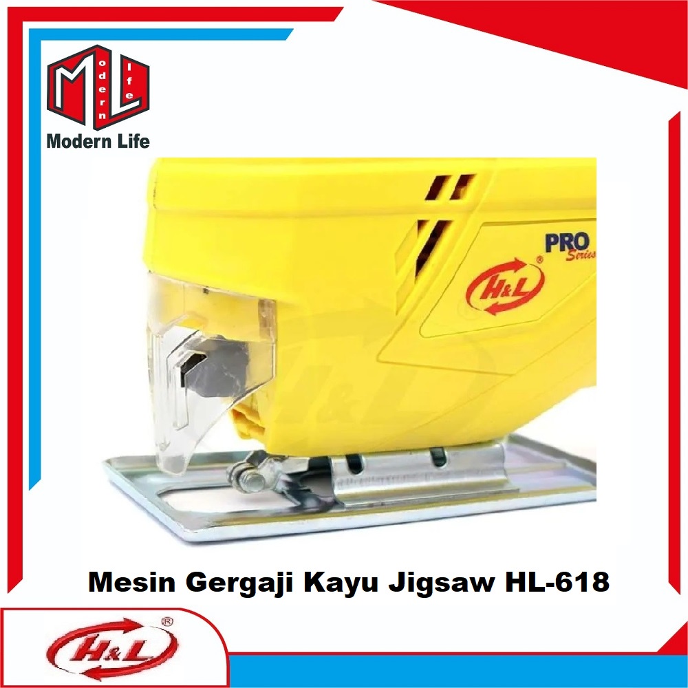 Mesin Gergaji Jig Saw 618 PRO H&amp;L Atau Jigsaw Variable Speed