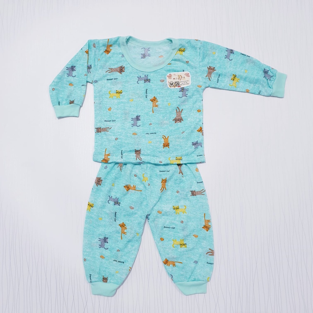 cyand clothing - setelan piyama panjang tidur baby laki-laki pilih size baju bayi cowok