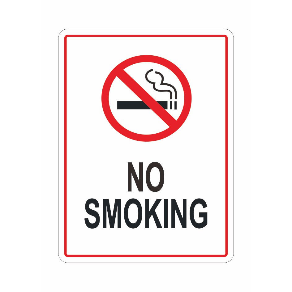 NO SMOKING ACRYLIC