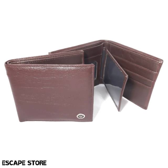 Dompet Kulit Pendek - COKLAT TUA