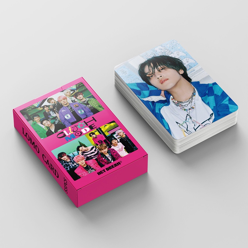 55pcs / Kotak Kartu Pos LOMO Foto NCT DREAM Mode Glitch