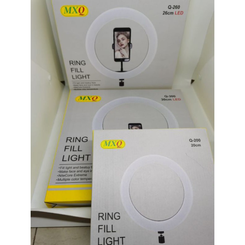 PROMO FREE TRIPOD RING LIGHT 16CM. 20CM. 26CM. 30 CM