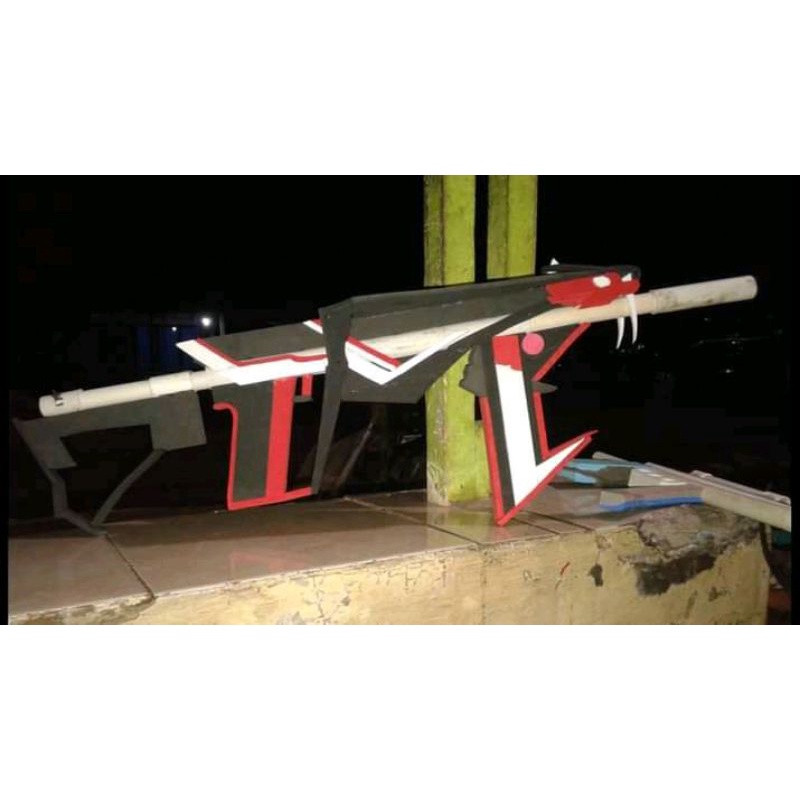 senapan ,paralon mp40 cobra free fire