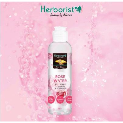 ^ KYRA ^ Herborist Rose Water Air Mawar Cleansing Milk Moisturizing - Netto 100 ml