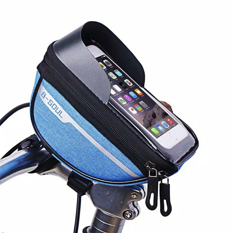 tas sepeda waterproof B SOUL holder handphone universal bag bicycle bike MTB Roadbike seli