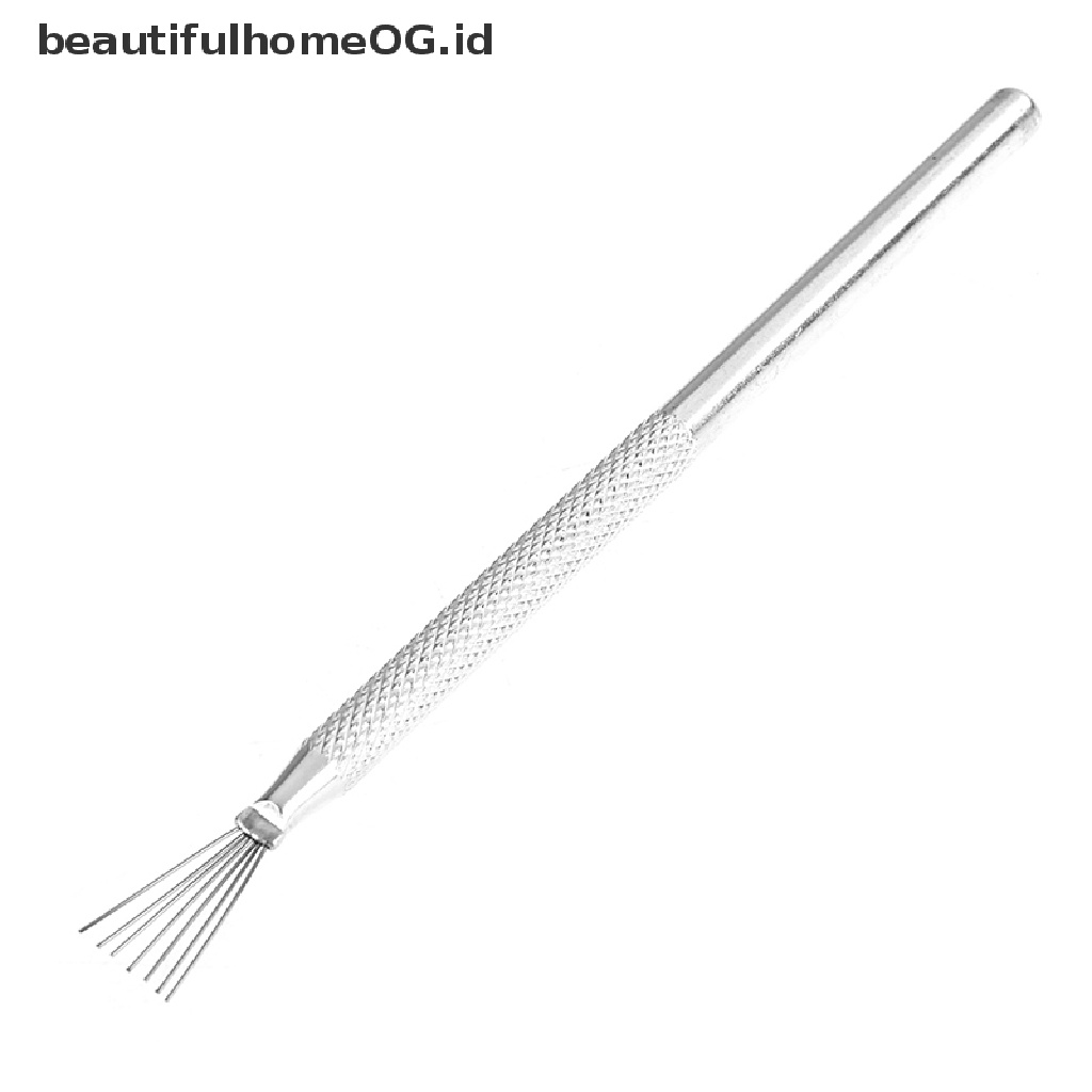 Set Alat Pahat Tanah Liat Tekstur Bulu 7 Pin