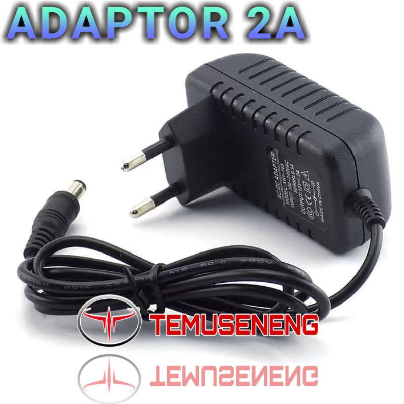 Power Supplay Adaptor Kamera Cctv 2A 12V Kodok / Adaptor Led 12 Volt 2 Ampere / Dvr Camera Cctv 4Ch