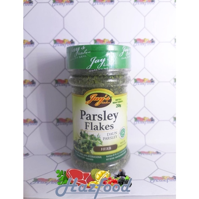 

PARSLEY FLAKES/DAUN PARSLEY JAY'S 20 GRAM