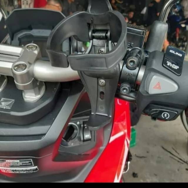 HOLDER TEMPAT botol minum di stang motor PCX 160 PCX 150 ADV 160 ADV 150 BEAT STREET dll