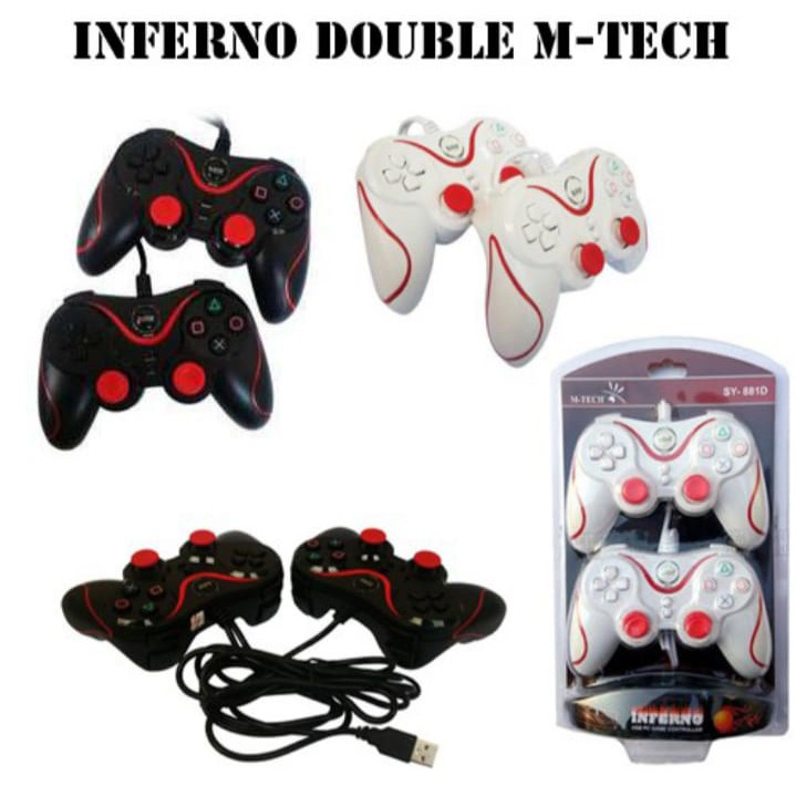 Gamepad Double Getar Stick M-Tech Inferno USB Di PC Laptop