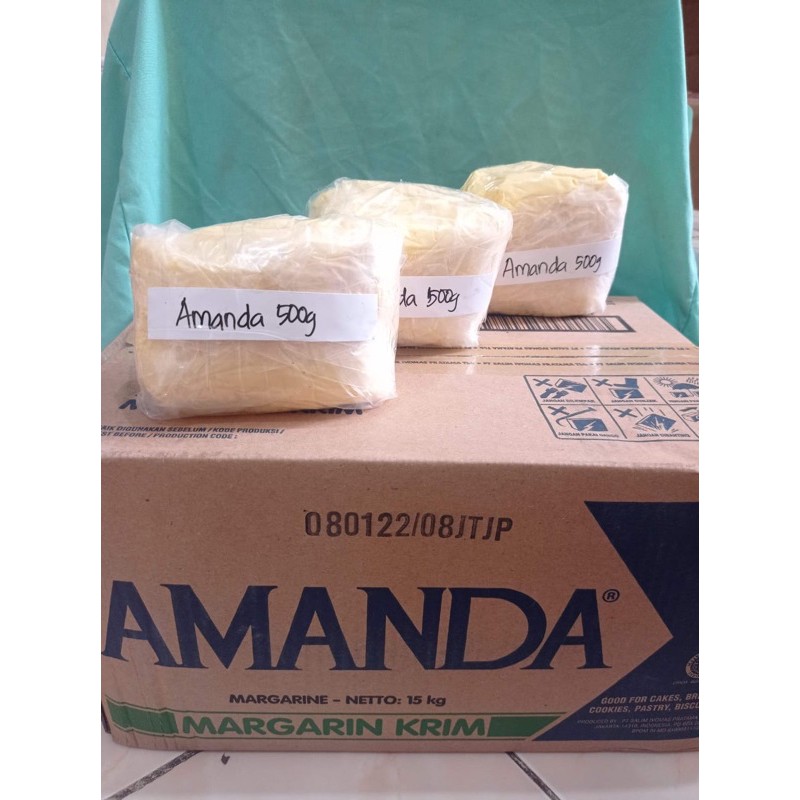 

margarin amanda / mentega amanda repack 500g