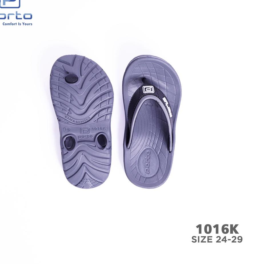 ➺ Porto - Sandal Jepit Anak Laki Laki Karet Nyaman Kuat Terbaru Original 1016K ♨
