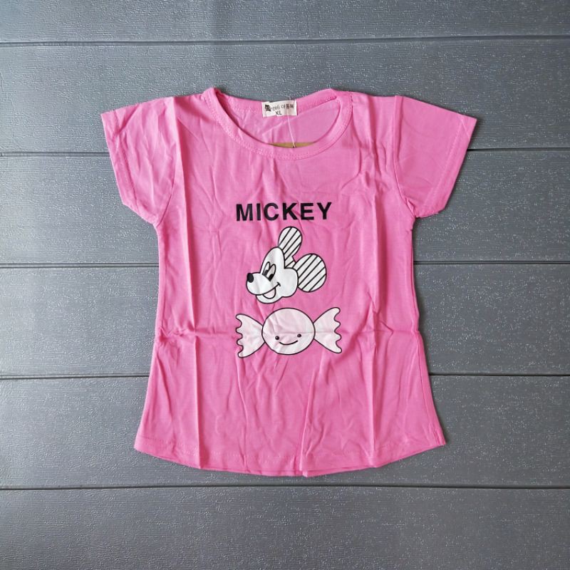COD Kaos anak korea import Kageli usia1 , 2 tahun baju perempuan / girl / cewek / kado murah lucu