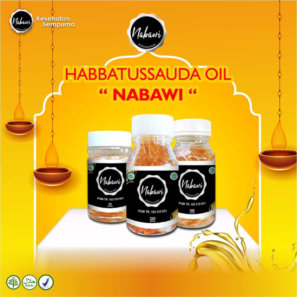 HABBATUSSAUDA OIL | NABAWI OIL | HABBATUSSAUDA NABAWI PROMIL | HABBATUSSAUDA NABAWI AL MUBAAROKAH | 
