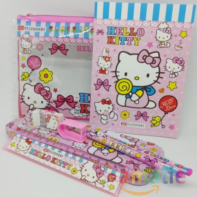 

Ready Stationary Set/Alat Tulis Sekolah Anak/Pencil Box Karakter