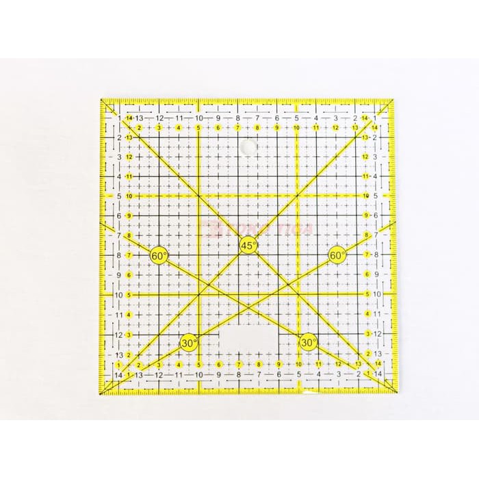 

HOT DEAL QUILTING RULER / PENGGARIS BAHAN - PENGGARIS QUILTING TOYO 15 X 15 CM !