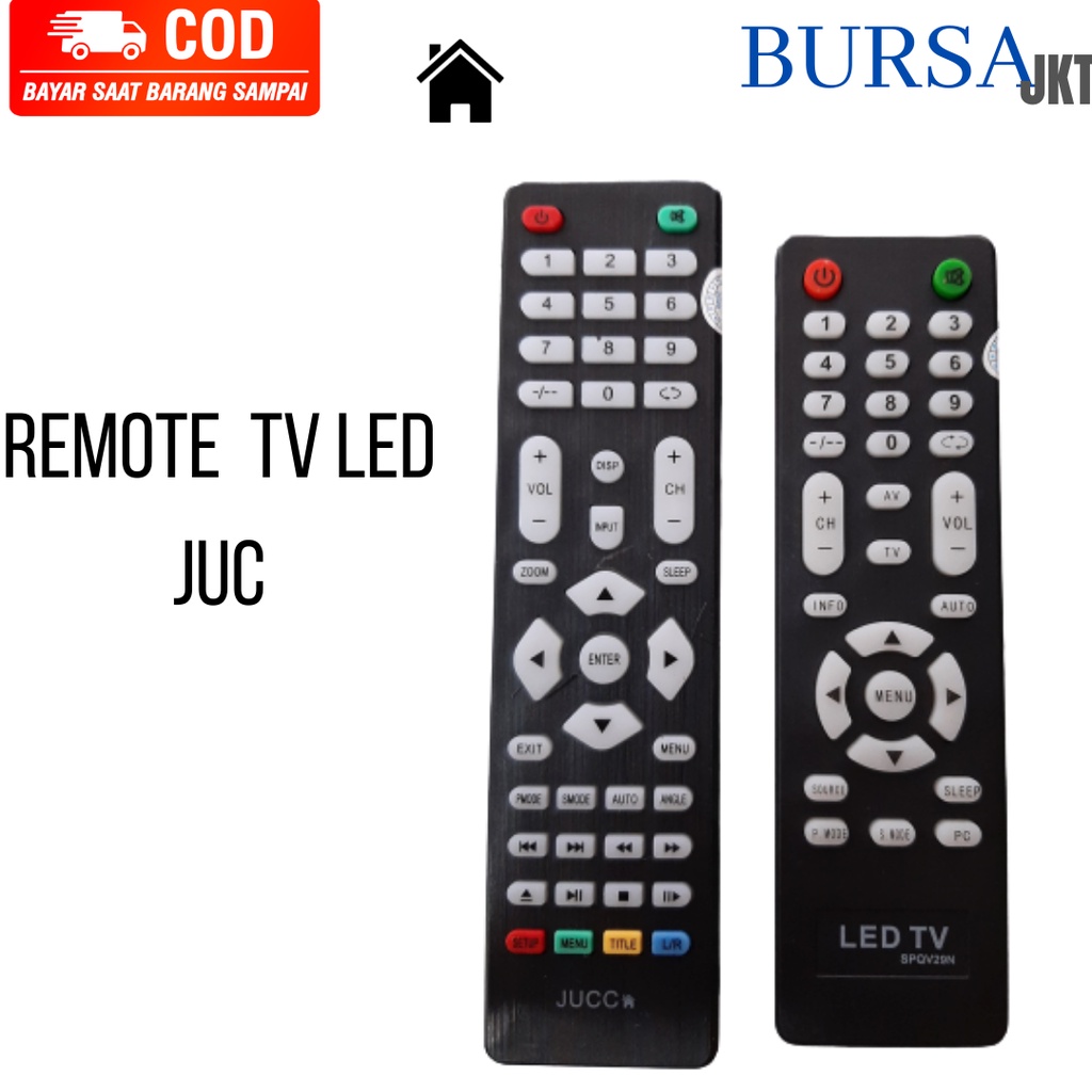 REMOTE TV LED JUC FULLCOLLOR SPQV29N HITAM CHINA