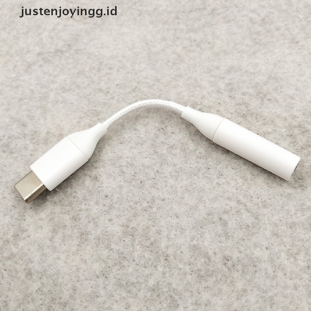 // justenjoyingg.id // Type C 3.5 Jack Earphone Audio Aux Cable for USB to 3.5mm Headphones Adapter ~