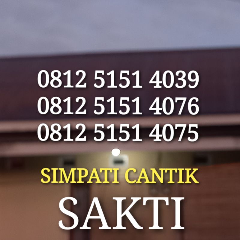 sakti combo simpati kalimantan nomor cantik