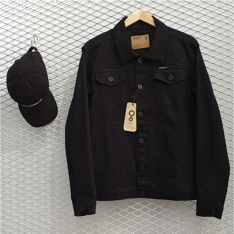 jaket Greenlight Original Ariel Fashion Black Denim