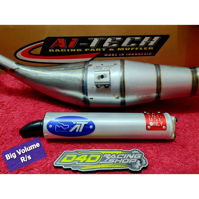 Knalpot AITECH Big Volume Cobra galvanis ninja R S RR ORIGINAL model CMS CMS1-1