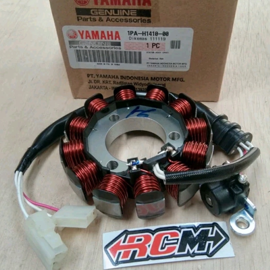 1PA-H1410-00 SPULL SPUL SEPUL SPOOL SPOL SPOLL SEPOL STATOR COMP KUMPARAN ASSY CENCOR SENSOR STATOR STATER VIXION V-IXION NEW NVL ORI ORIGINAL YAMAHA YGP ASLI