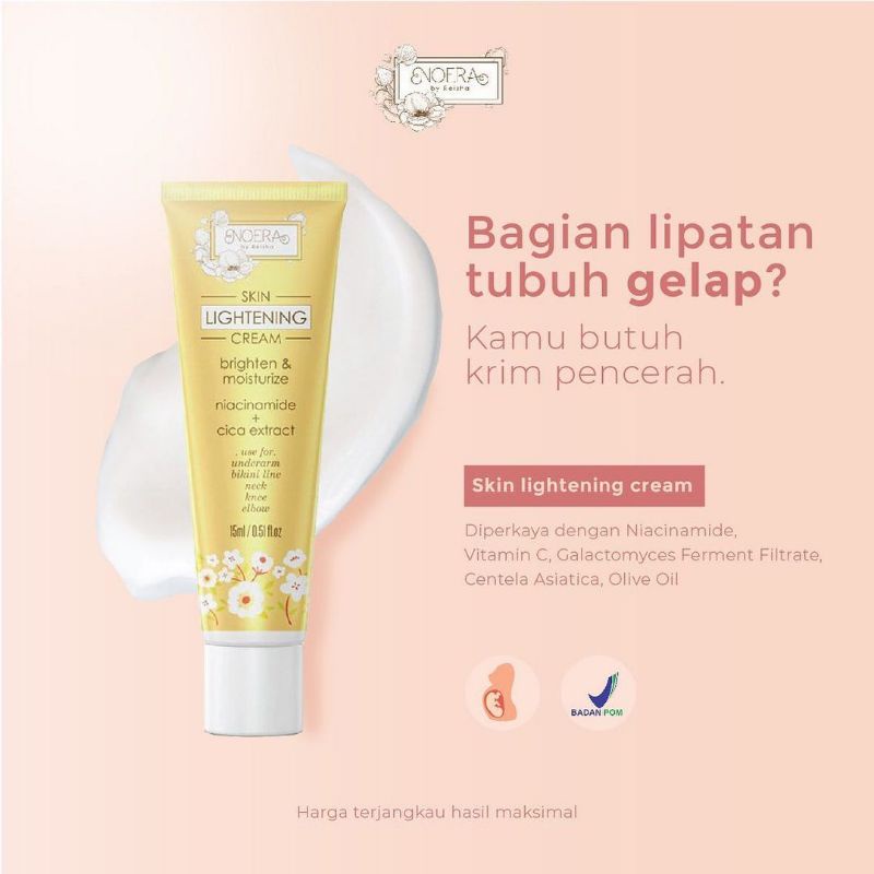 [ READY STOCK ] NOERA SKIN LIGHTENING CREAM | SKIN LIGHTENING ARMPIT CREAM NOERA BY REISHA